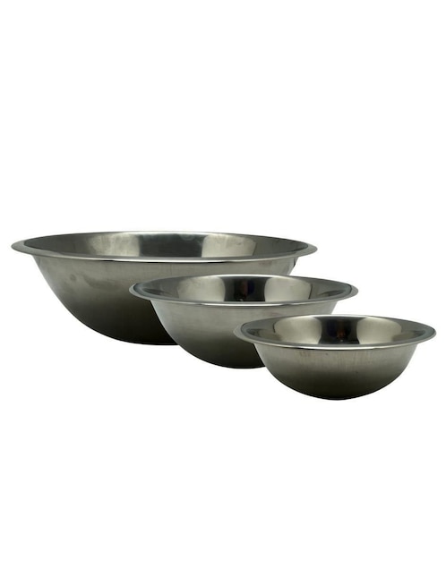 Set bowl Royal Haus 3 piezas de acero inoxidable