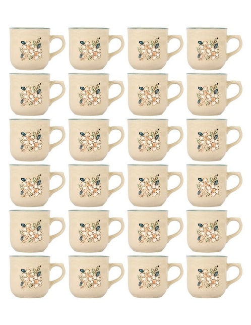 Set de tazas americanas Santa Anita 24 piezas