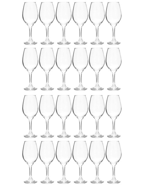 Set de copas para vino Vencort de vidrio