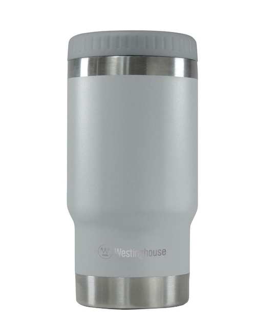 Termo doble pared Westinghouse de acero inoxidable con tapa rosca 355 ml