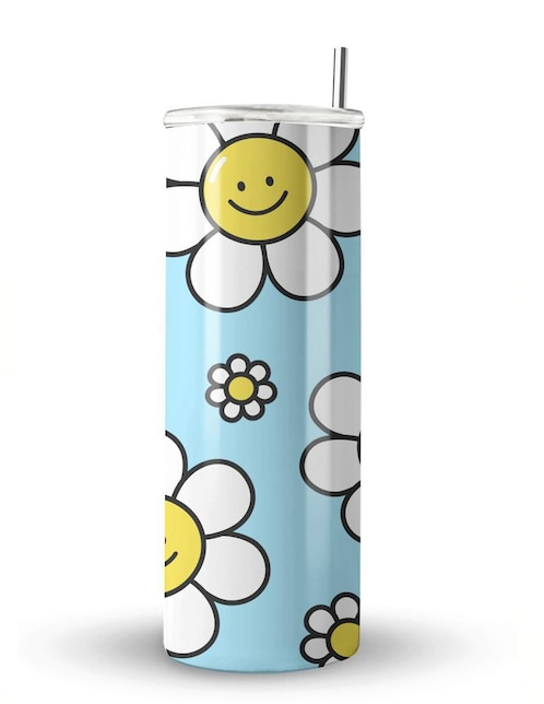 Termo Étter de acero inoxidable Smile con tapa a presión 600 ml