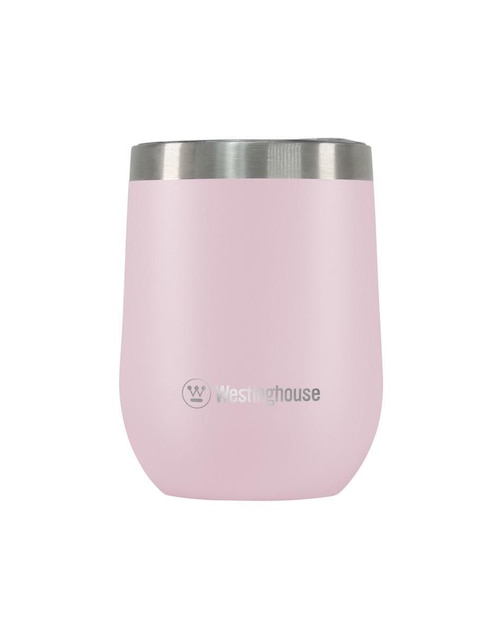 Termo doble pared Westinghouse de acero inoxidable con tapa a presión 355 ml