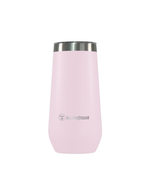 Termo doble pared de acero inoxidable con tapa a presión 355 ml 1