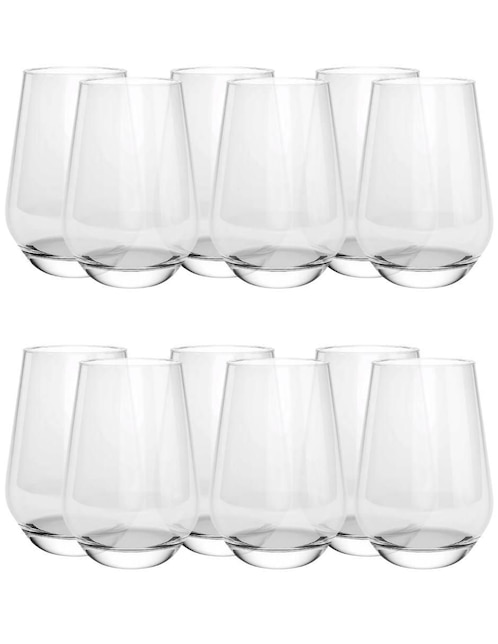 Set de vasos para jugo Stovmex Sicilia de vidrio con 12 piezas