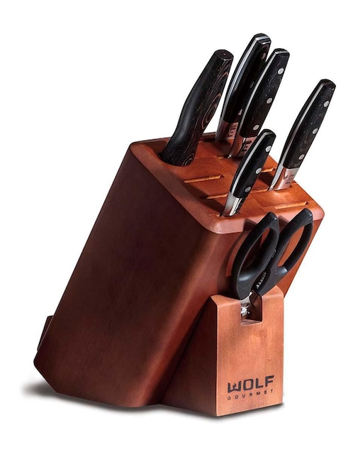 Set de cuchillos utilitario Wolf 7 piezas