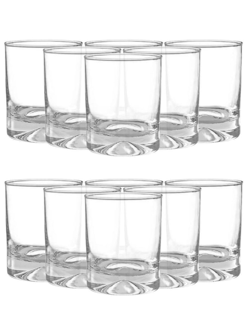 Set vasos Stovmex Manhatan de vidrio con 12 piezas