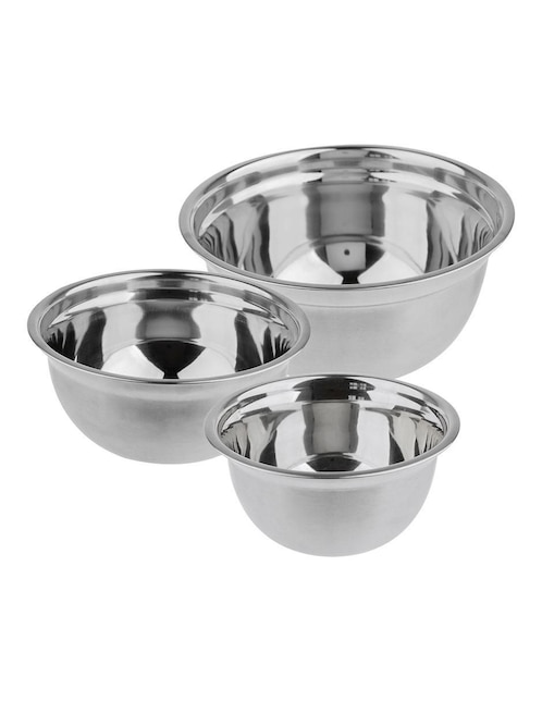 Set bowl Vasconia Profesional 3 piezas de aluminio