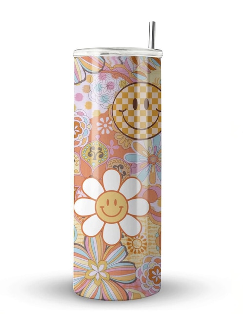 Termo Étter de acero inoxidable Smile con tapa a presión 600 ml