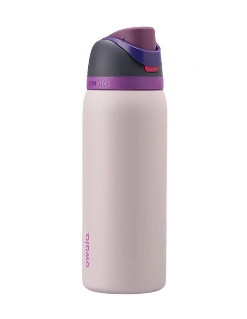 Termo Owala de acero inoxidable Freesip 32 oz con tapa rosca 950 ml Rosa claro 950 ml