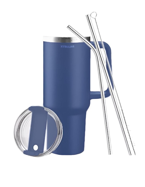 Termo de acero inoxidable con tapa flip top 1.1 L 1
