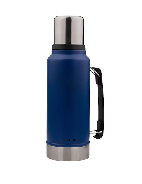 Termo de acero inoxidable con tapa rosca 1 L 1