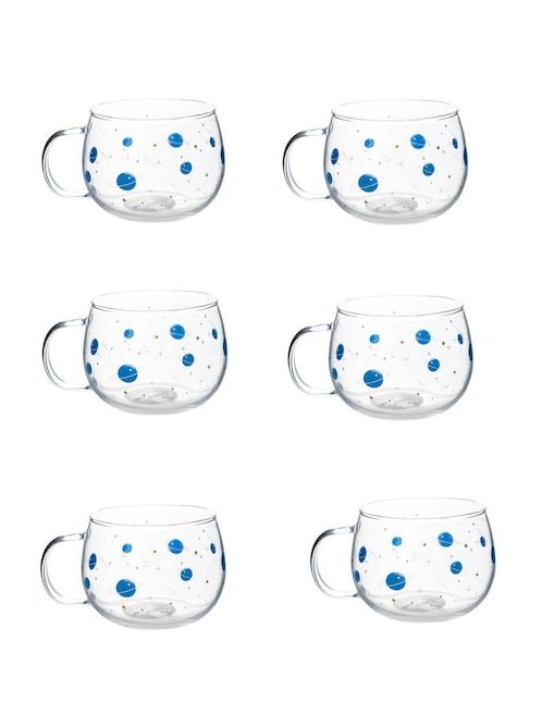 Set de tazas té Ideen 6 piezas