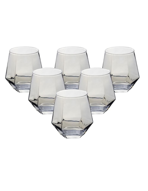 "vaso" para agua ideen amkit000 "de" cristal "con" 6 piezas "piezas"
