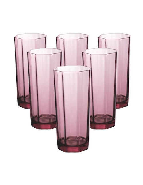 "vaso" para agua ideen amvas000 "de" cristal "con" 6 piezas "piezas"