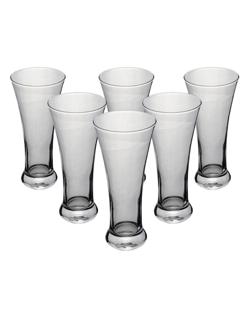 Set de vasos para cerveza Ideen de cristal con 6 piezas