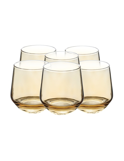 Set vasos Ideen de cristal con 6 piezas