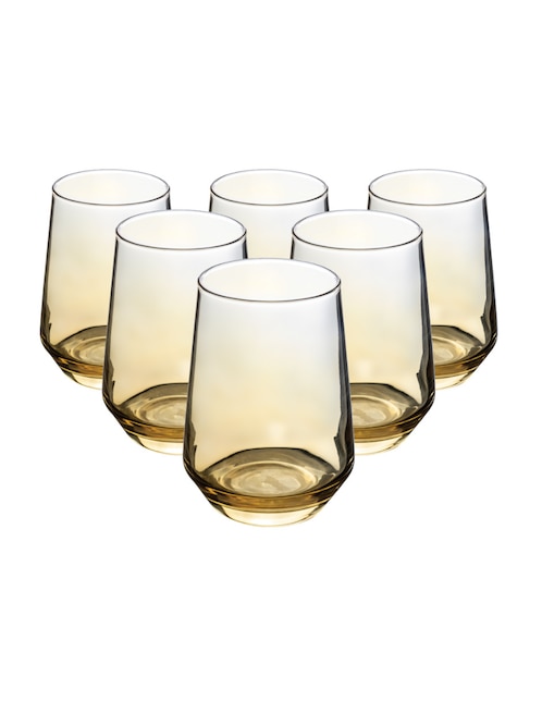 Set vasos Ideen de cristal con 6 piezas
