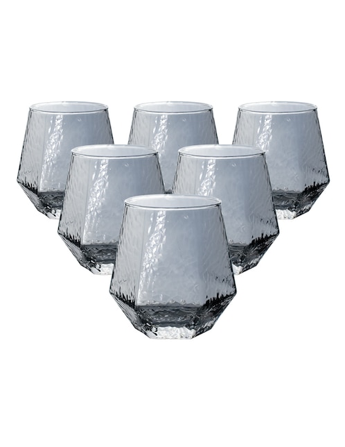 Set vasos Ideen de cristal con 6 piezas