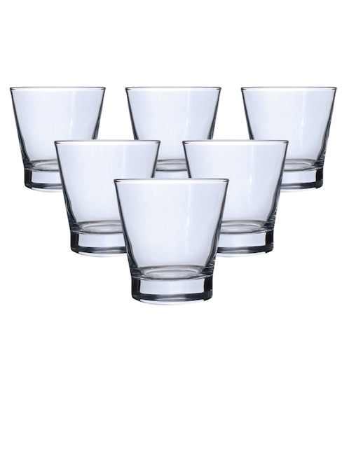 Set vasos Ideen de cristal con 6 piezas