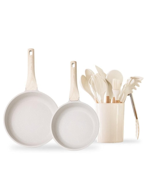 Set de sartenes Zanetti de acero inoxidable 9 piezas