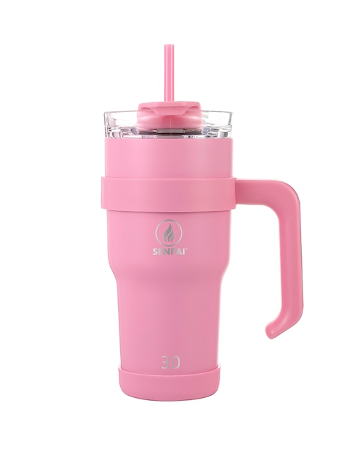 Termo de acero inoxidable con tapa flip top 1