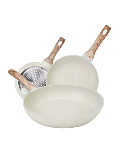 Set de sartenes Xtellar de aluminio fundido 3 piezas