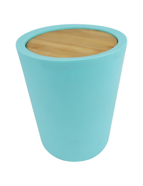 Bote de basura Ideen Bamboo de plástico