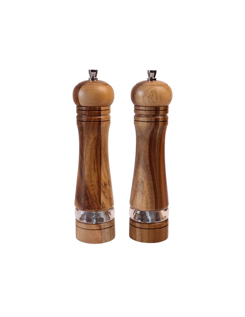 Set salero y pimentero Legna de madera 1