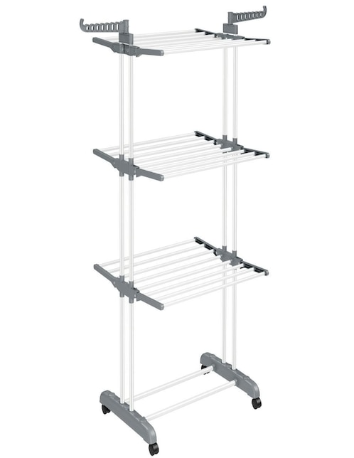 Tendedero plegable Songmics de acero con plástico