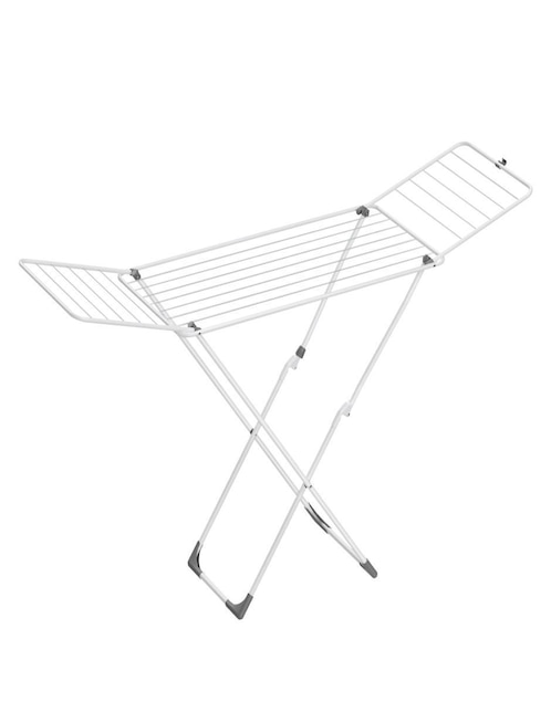 Tendedero plegable de acero con plástico