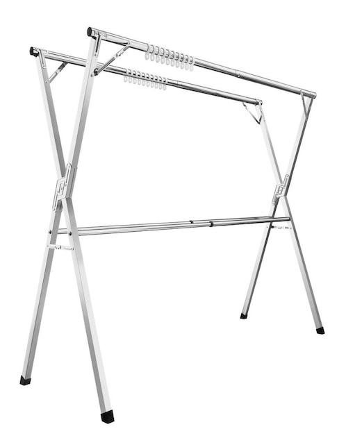 Tendedero plegable de acero inoxidable