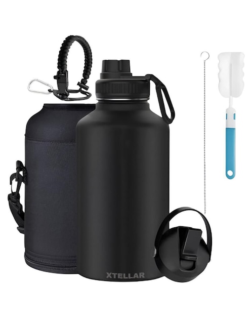 Termo Xtellar de acero inoxidable xtllar123 con tapa de rosca 1.9 L