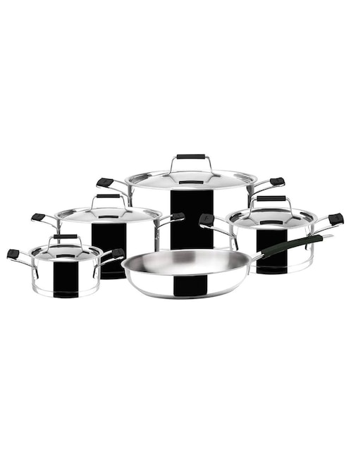 MAGEFESA Batería de cocina Magefesa Premier de acero inoxidable 9 piezas