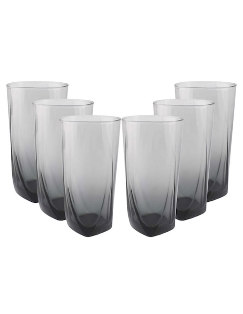 Vaso Highball Luminarc Eiffel de vidrio con 6 piezas