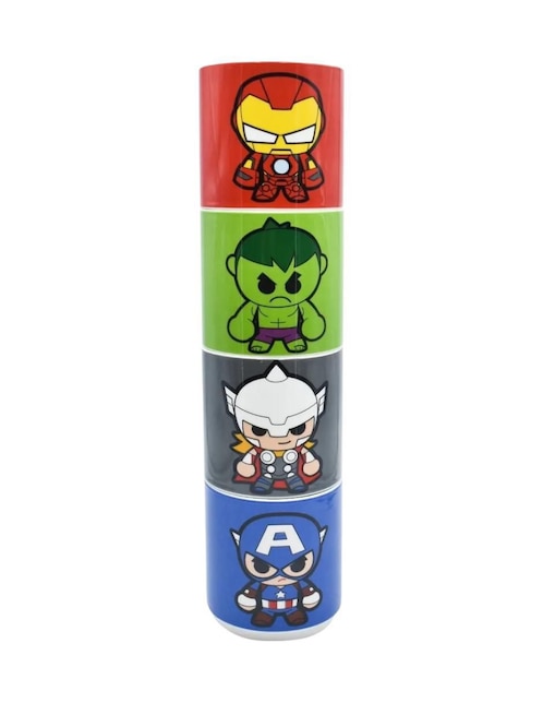 Set de tazas clásicas Güish Avengers 4 piezas