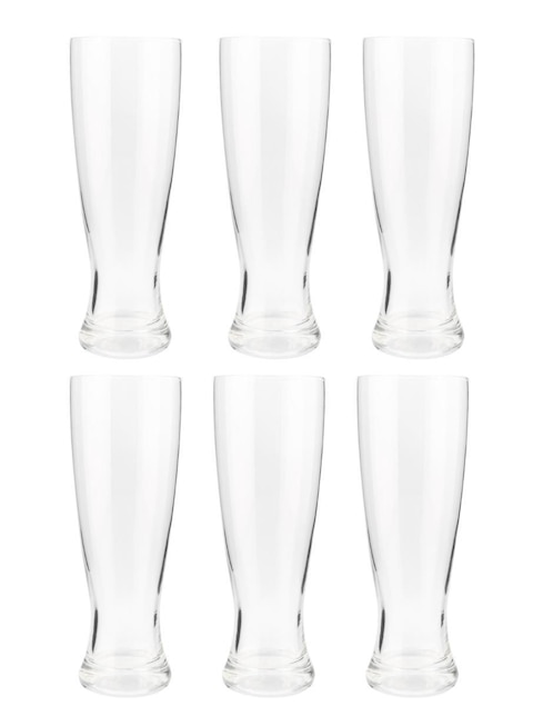 Set de vasos para cerveza Luminarc de cristal con 6 piezas
