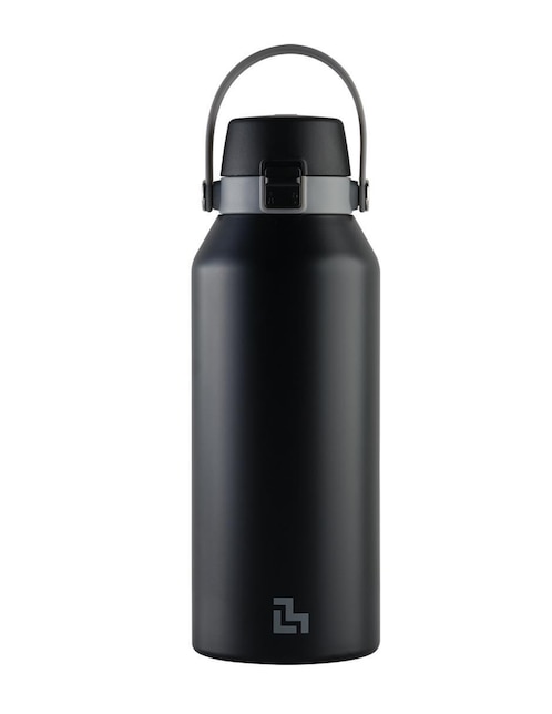 Termo de acero inoxidable Leo con tapa flip top 1