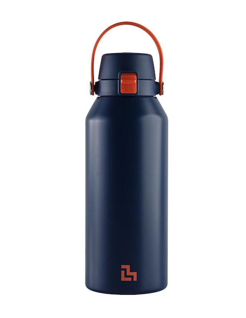 Termo luckman "de" acero inoxidable leo "con tapa" flip top 1 l