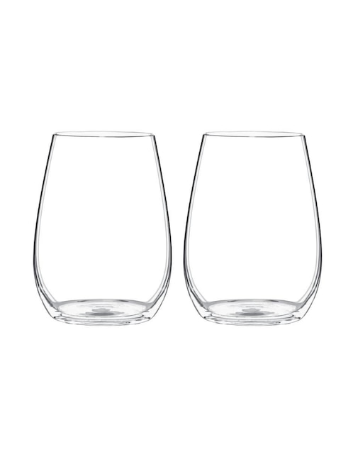 Set vaso para vino O de cristal 2 piezas 1