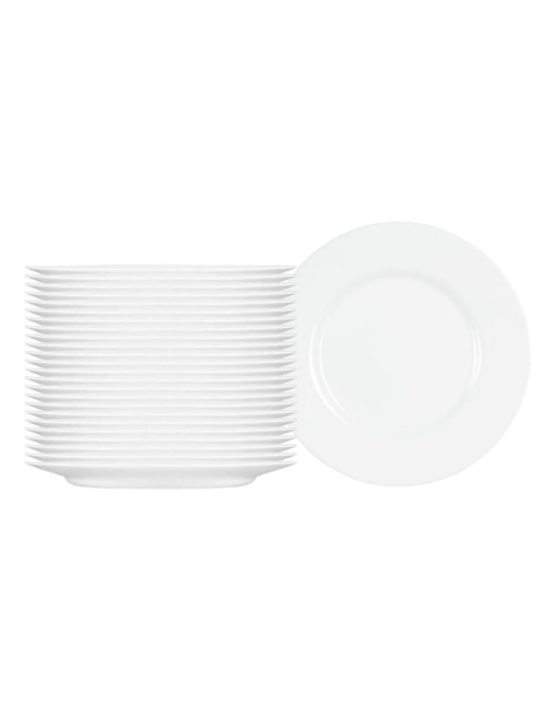 Set plato postre Luminarc Everyday de vidrio 24 piezas