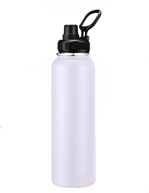 Termo de acero inoxidable con tapa rosca 1 L 1