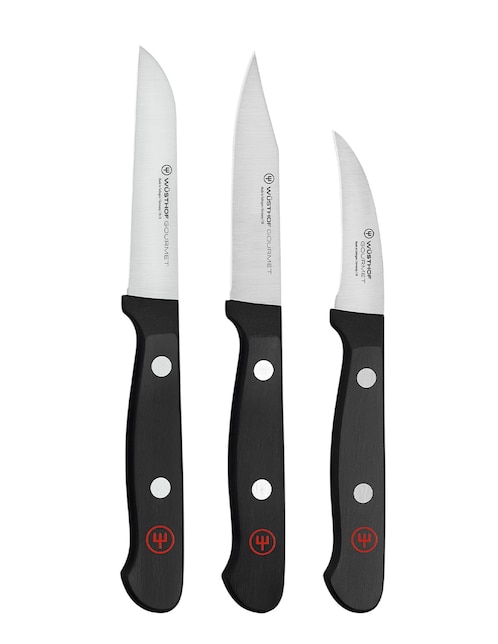 Set de cuchillos para verduras Gourmet 3 piezas 1