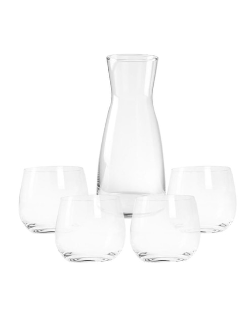 Set jarra con vasos de vidrio Torino Set jarra con vasos de vidrio Torino