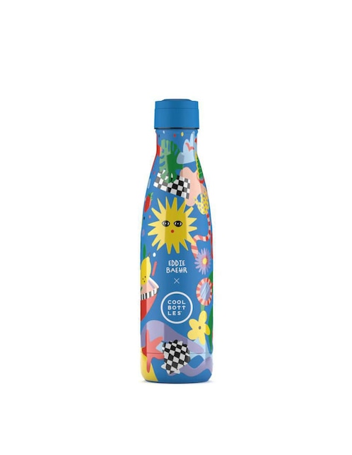 Termo Cool Bottles de acero inoxidable Sunshine fiesta con tapa rosca 500 ml