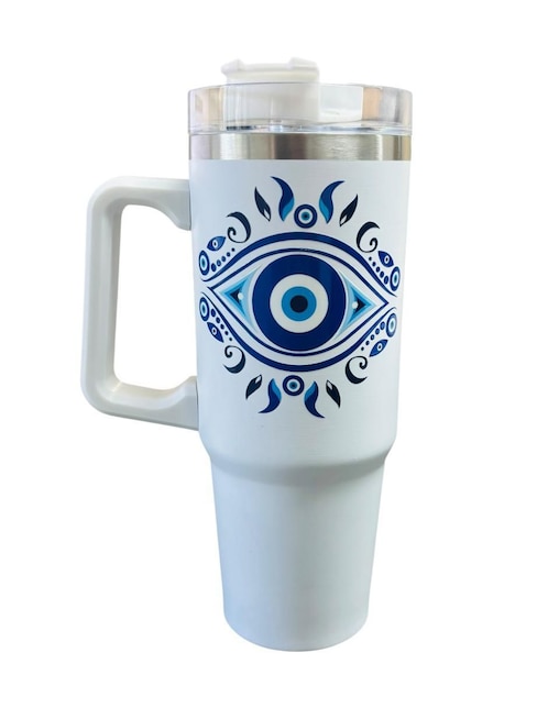 Termo Eichh de acero inoxidable ojo turco con tapa rosca 887 ml