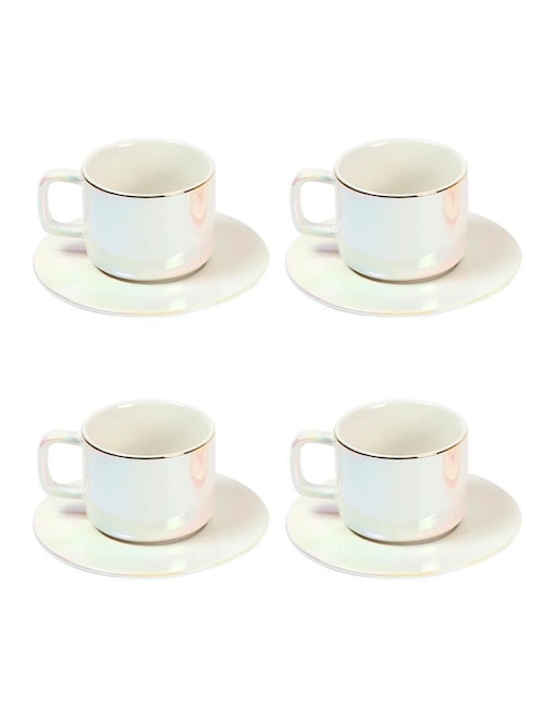 Set de tazas té Storyland 4 piezas