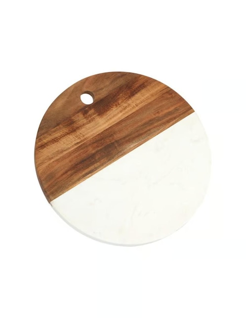 Tabla para queso Storyland de madera y mármol