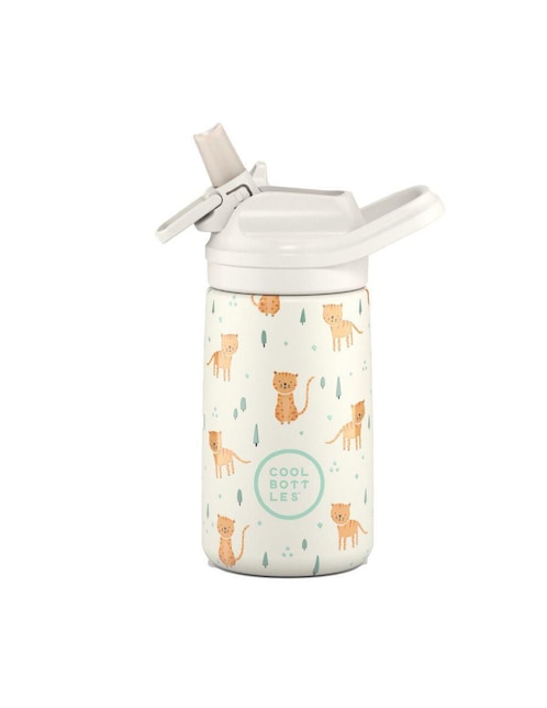 Botella de agua Cool Bottles de acero inoxidable con tapa a prueba de derrame 350 ml