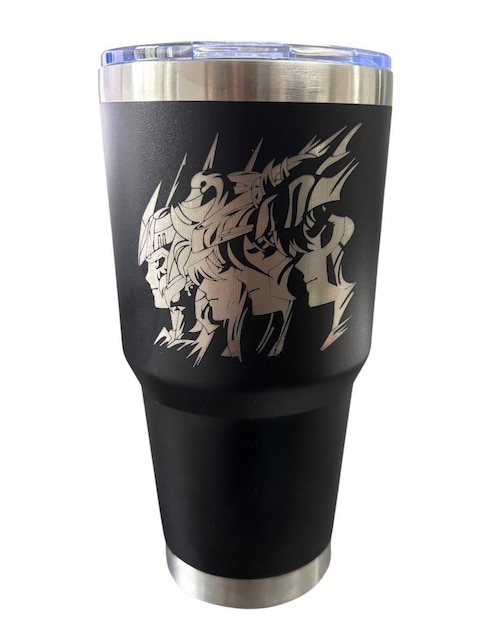 Termo Eichh de acero inoxidable con tapa push pull 887 ml