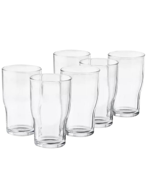 Set de vasos para cerveza Stovmex Munich de vidrio con 6 piezas